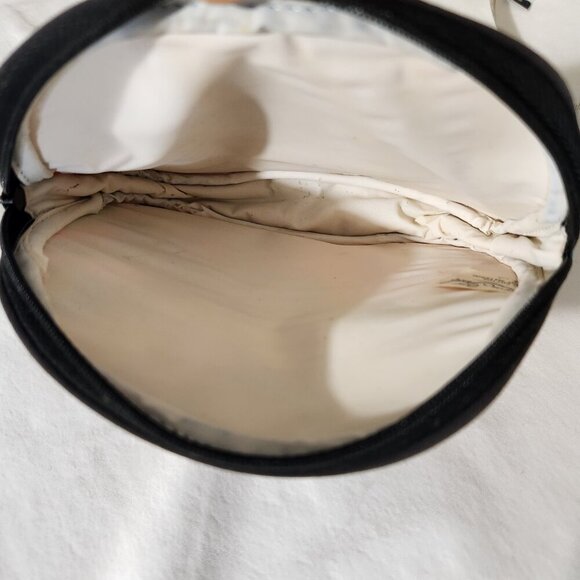 Vintage Oscar de la Renta Floral Print Zip Close Travel Toiletry Cosmetic Bag - Picture 9 of 12